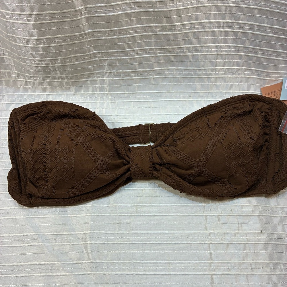Shade & Shore Brown Bikini Top